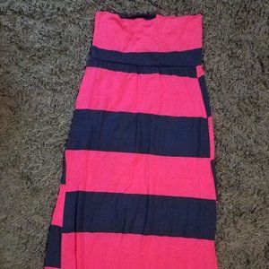 Espresso brand maxi skirt